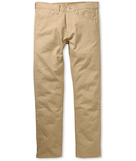 Levis 508 British Khaki Twill Regular Fit Pants | Zumiez