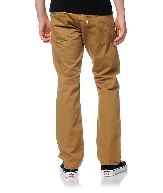 levis 513 khaki