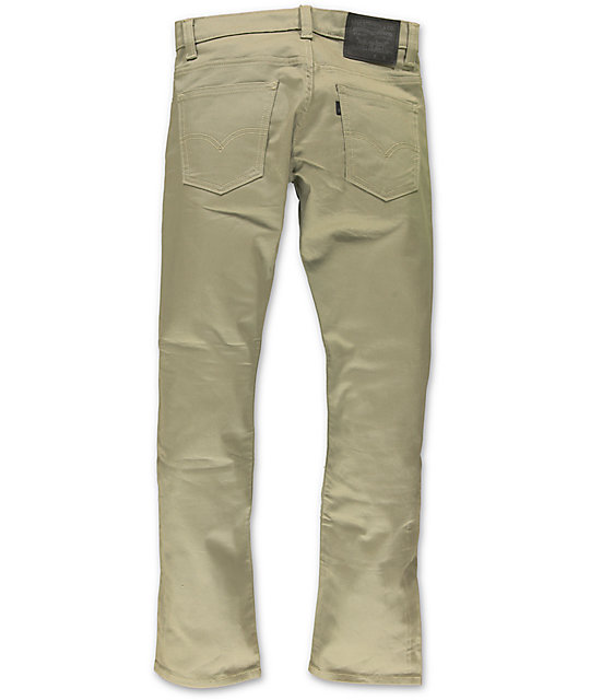 levis 513 khaki