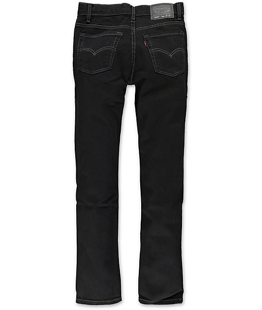Levis Boys 510 Black Stretch Skinny Jeans | Zumiez