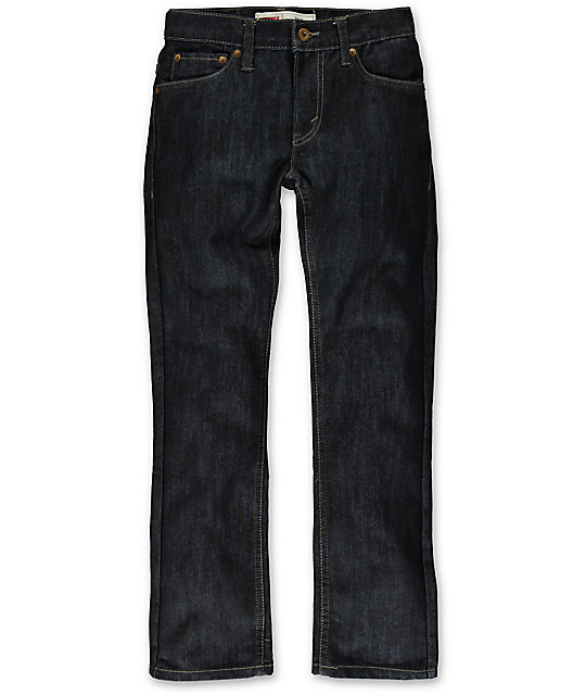 Levis Boys 511 Bacano Dark Blue Skinny Jeans at Zumiez : PDP