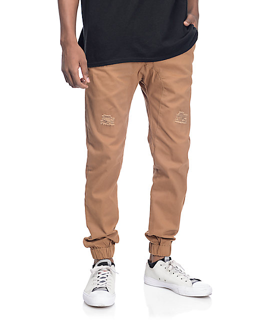 dark khaki joggers