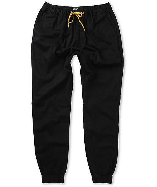 jean joggers black