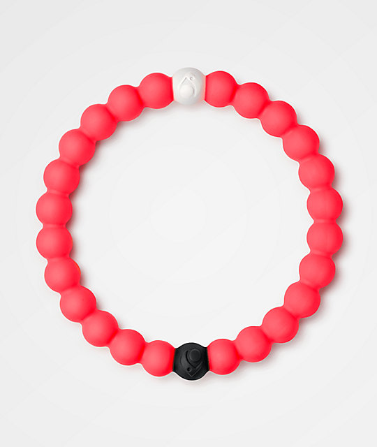 Lokai Dead Sea Neon Pink Bracelet Zumiez