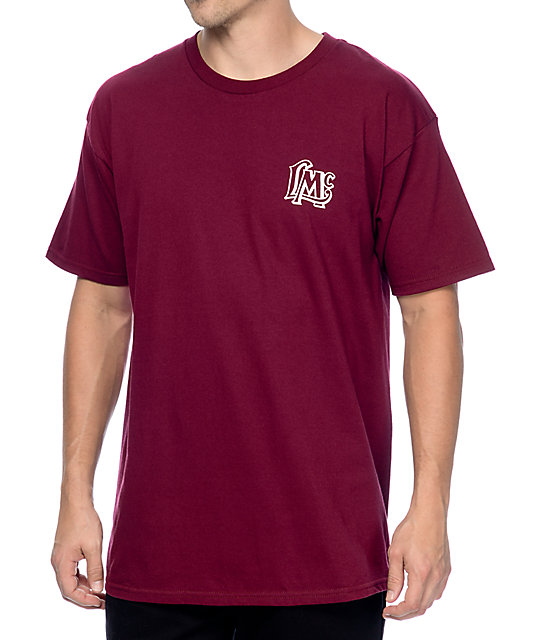 Loser Machine Pinnacle Burgundy T-Shirt | Zumiez