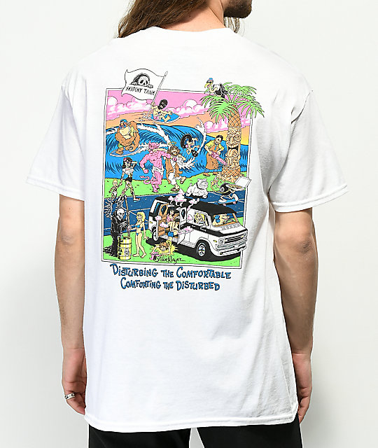 Lurking Class By Sketchy Tank Beach White T Shirt Zumiez