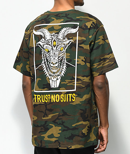 Lurking Class By Sketchy Tank Lurking Class Trust 2 Camo T Shirt