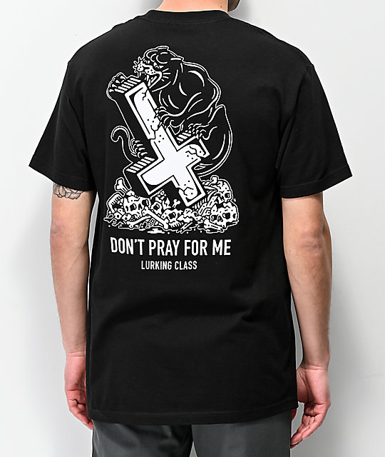 Lurking Class By Sketchy Tank Pray Panther Black T Shirt