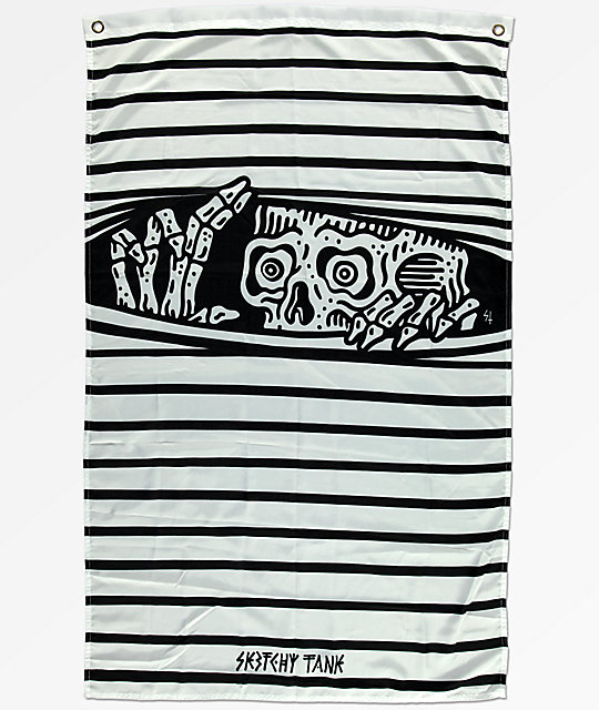 Lurking Class By Sketchy Tank Blinds Black Flag Banner Zumiez