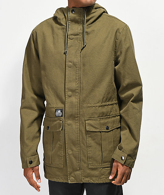 Lurking Class By Sketchy Tank Fuegoflage Lined Olive Jacket