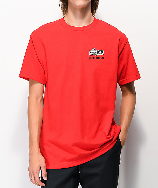Lurking Class by Sketchy Tank Look Back Red T-Shirt | Zumiez
