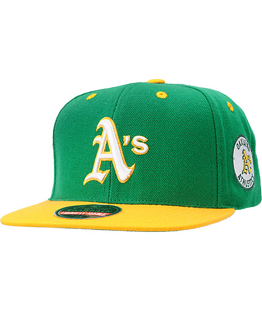 green a's hat