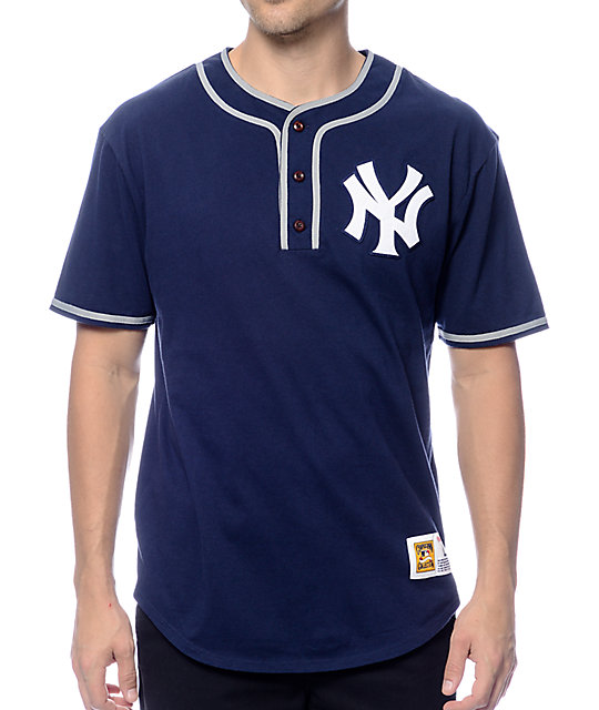 yankees henley shirt