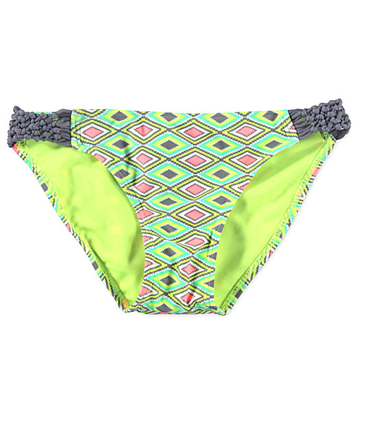 Malibu Diamond Delusion Tab Side Bikini Bottom | Zumiez