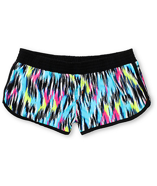 Malibu Wild Child Neon Board Shorts