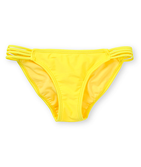 yellow bathing suit bottoms