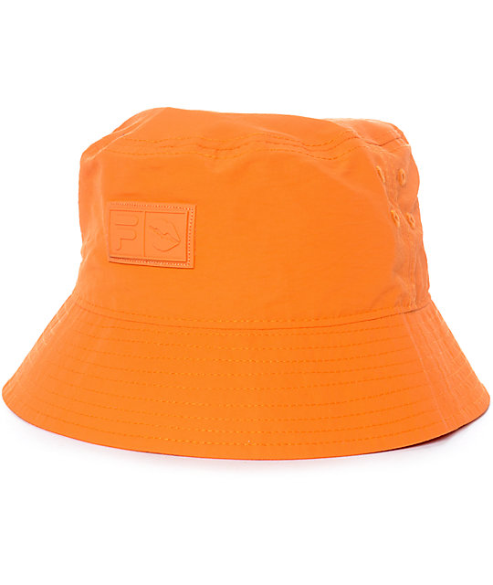 Married To The Mob x FILA Player Orange Bucket Hat | Zumiez