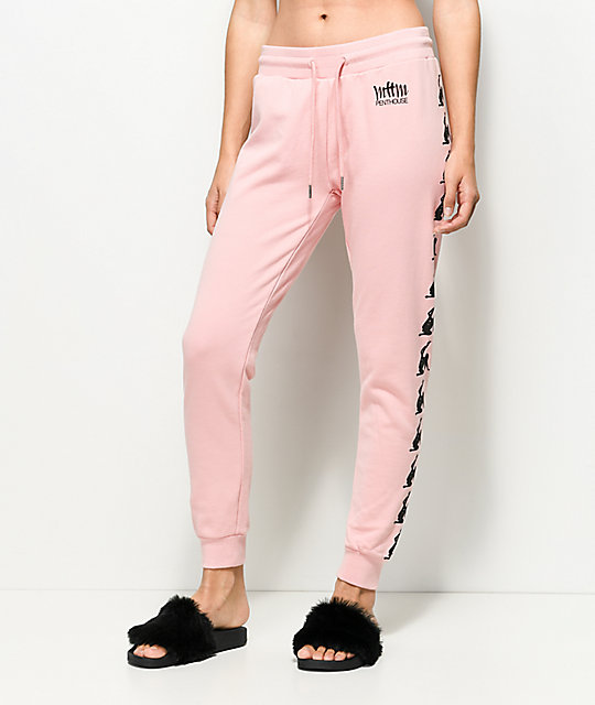 light pink jogger pants