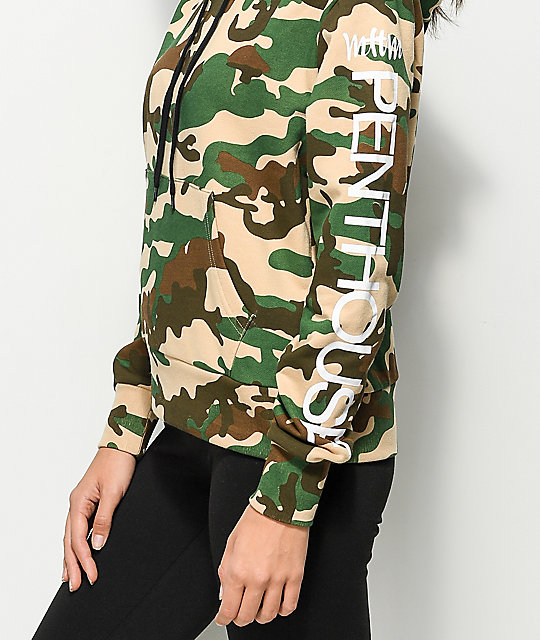 Married To The Mob x Penthouse Logo Camo Hoodie | Zumiez