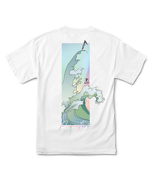 camiseta blanca marvel