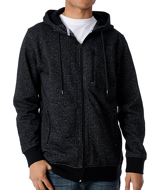 black heather hoodie