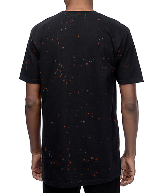 Megadeth Bleach Speckled Black T-Shirt | Zumiez