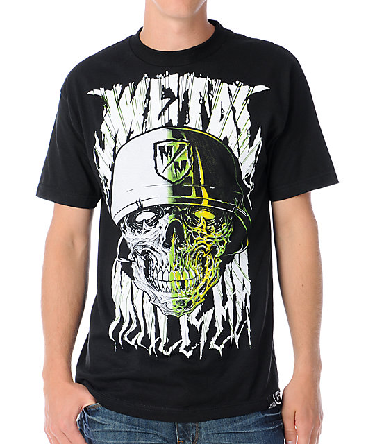 Metal Mulisha Mens Maimed Black T-Shirt