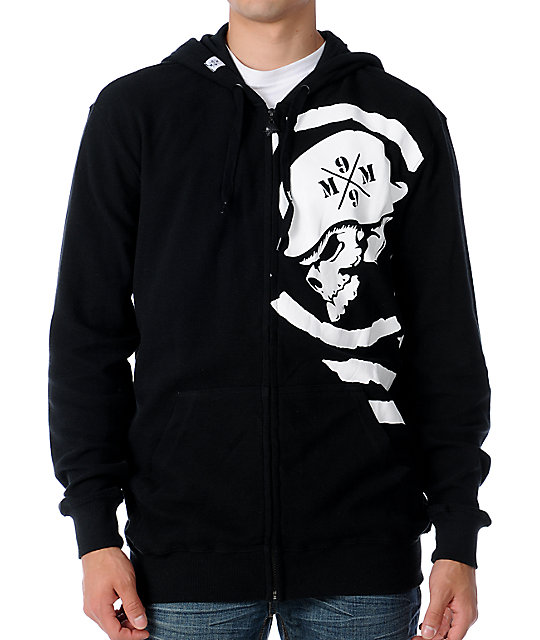 Metal Mulisha Projected Mens Black Zip Up Hoodie