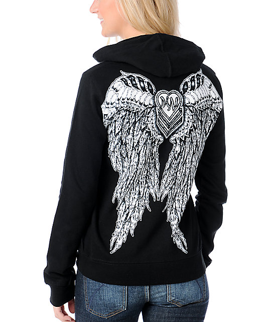 Metal Mulisha Supreme Being Black Zip Up Hoodie