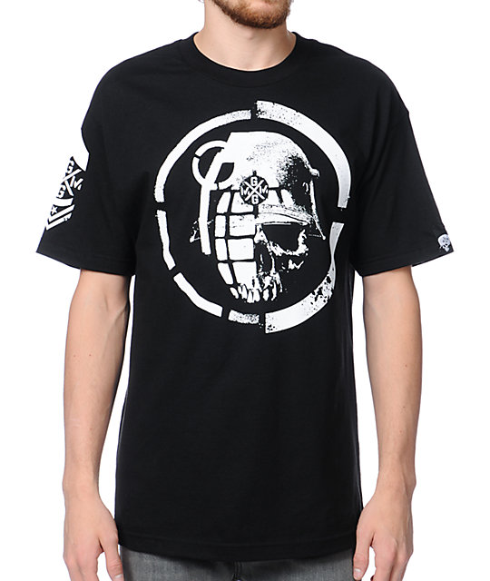 Metal Mulisha x Grenade Mashup Black T-Shirt | Zumiez