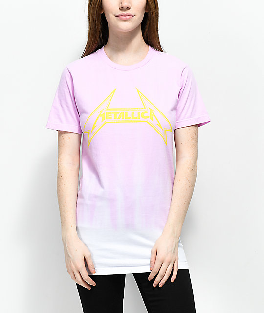 pink metallica t shirt