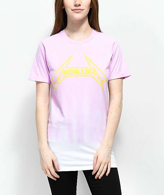 pink metallica shirt