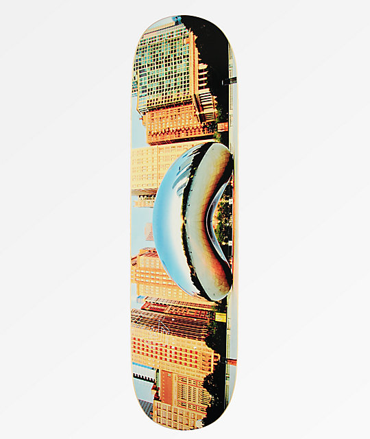 Mini Logo Chicago Bean 80 Skateboard Deck Zumiez