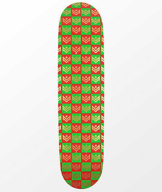 Mini Logo Gift Wrap Chevron 775 Skateboard Deck Zumiez