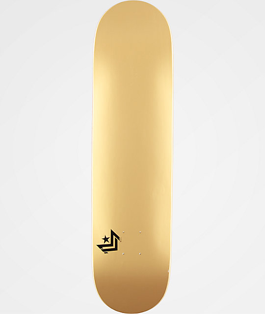 Mini Logo Gold Chevron 80 Skateboard Deck Zumiez