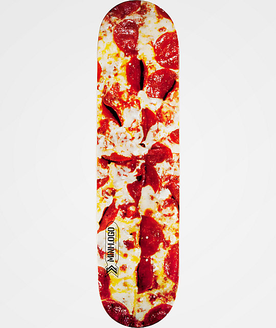 Mini Logo Small Bomb Pizza 80 Skateboard Deck Zumiezca