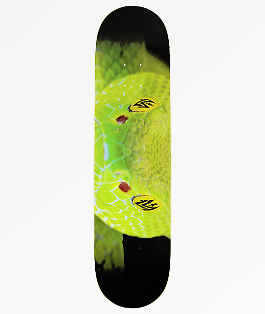 Mini Logo Snake Eyes 80 Skateboard Deck Zumiez