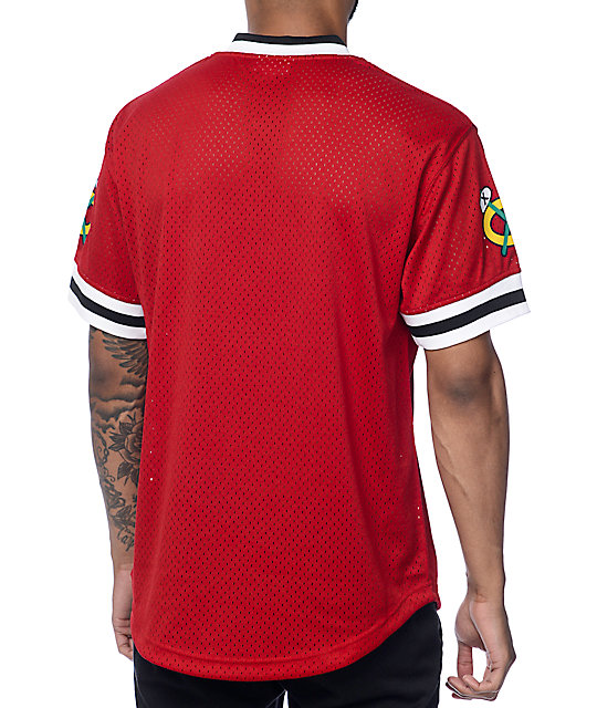 blackhawks baseball jersey