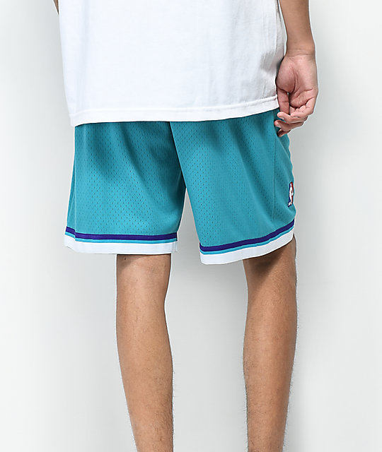 mitchell and ness hornets shorts