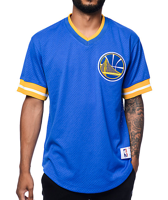 mitchell and ness warriors jersey