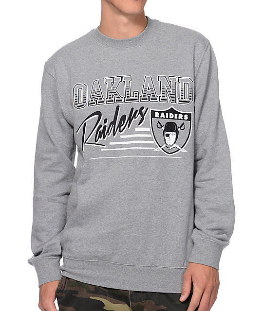 oakland raiders grey hoodie
