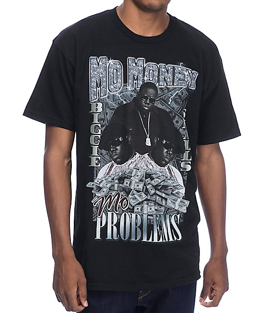 Mo Money Mo Problems Black T-Shirt | Zumiez