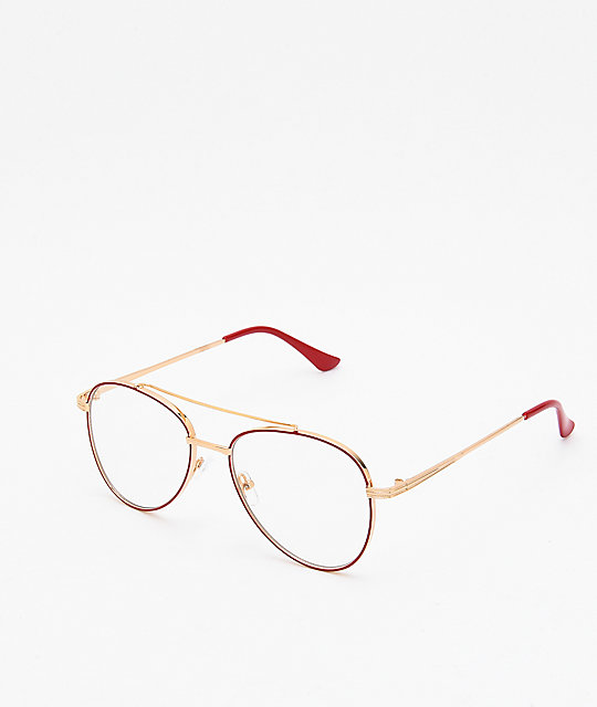 gafas de sol transparentes