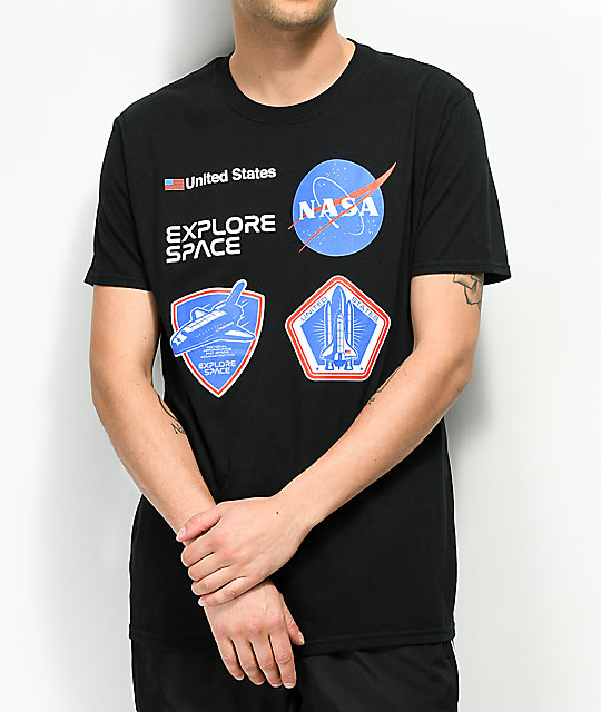 black nasa tshirt