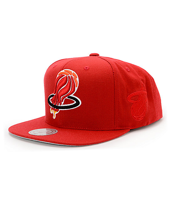 mitchell and ness upside down snapback
