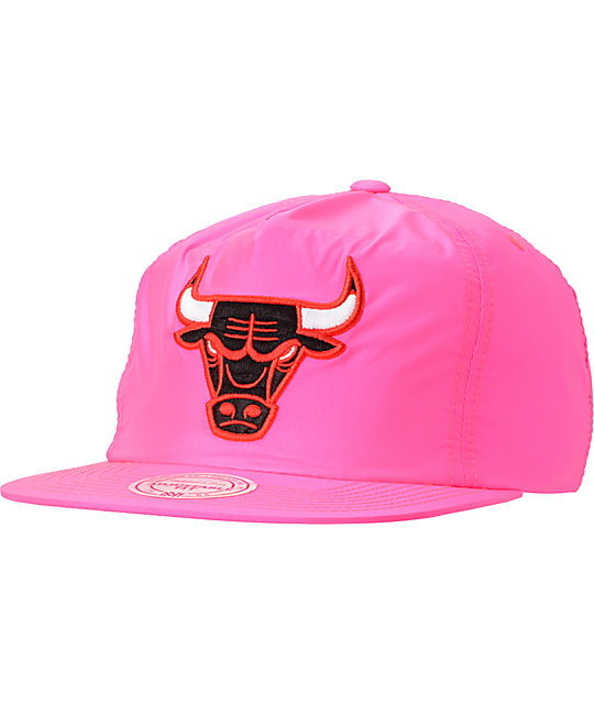 pink bulls hat