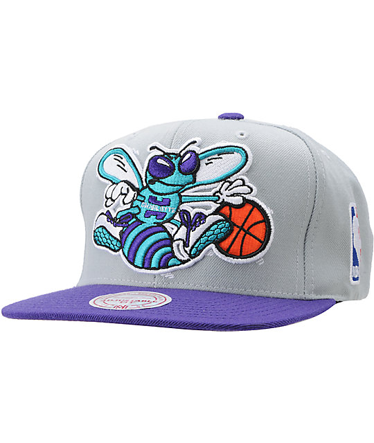 mitchell and ness charlotte hornets hat