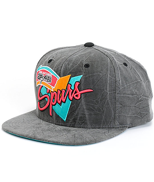 spurs snapback mitchell and ness