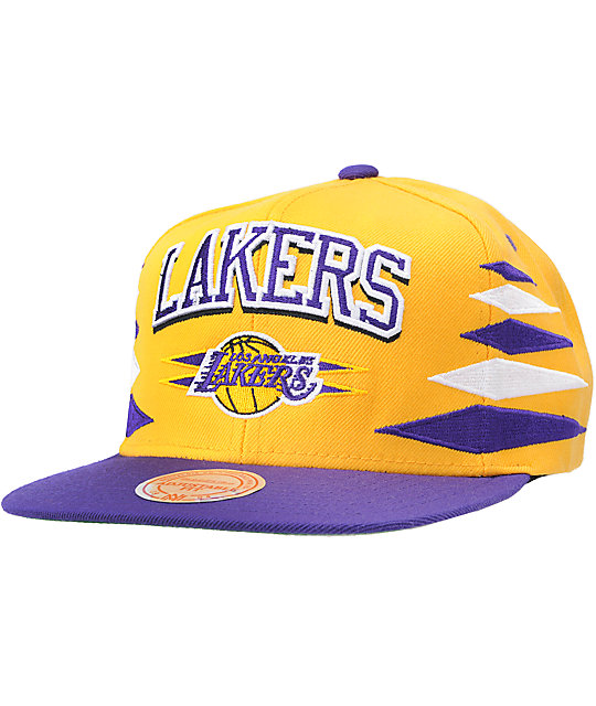 mitchell & ness lakers hat