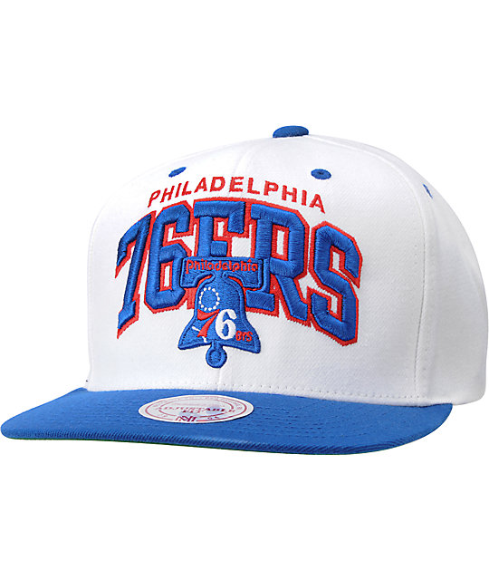 mitchell and ness 76ers snapback